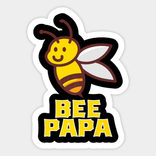 Beekeeper Papa Honey Bee Sticker